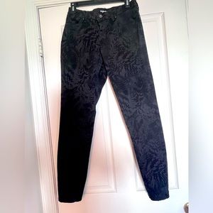 Style & Co denim animal print jeans
